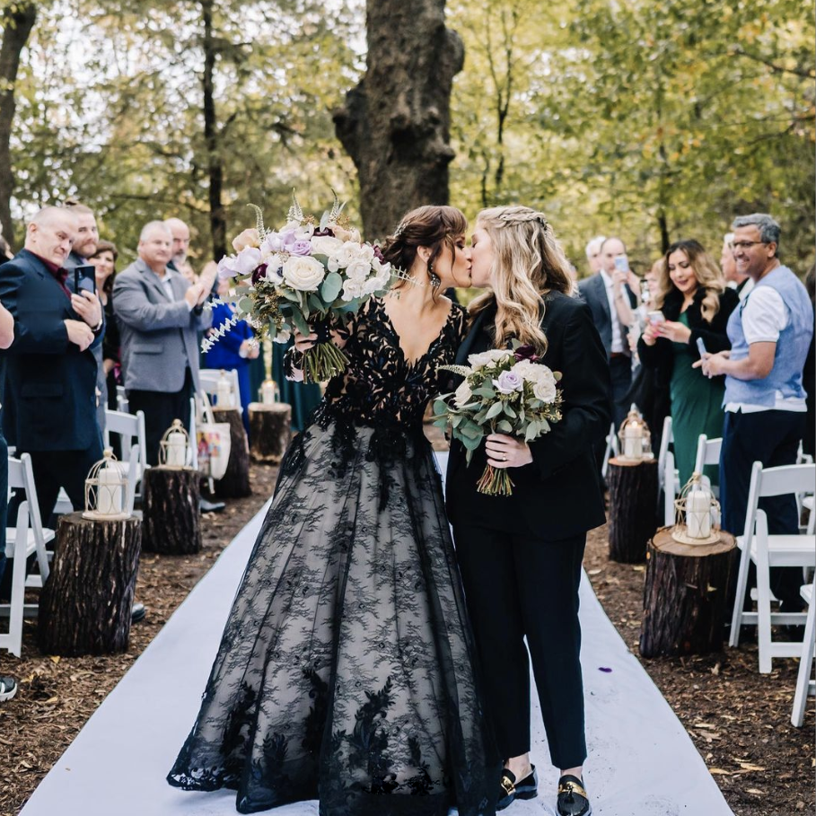 Embrace the Unconventional: Alternate Colored Wedding Dresses at Stardust Celebrations. Desktop Image