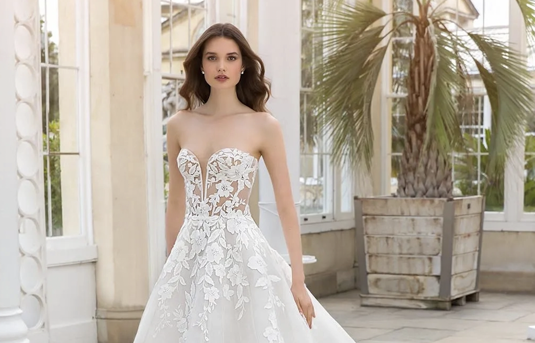 Enchanting Elegance: Unveiling the Timeless Beauty of Enzoani Wedding Gowns. Desktop Image