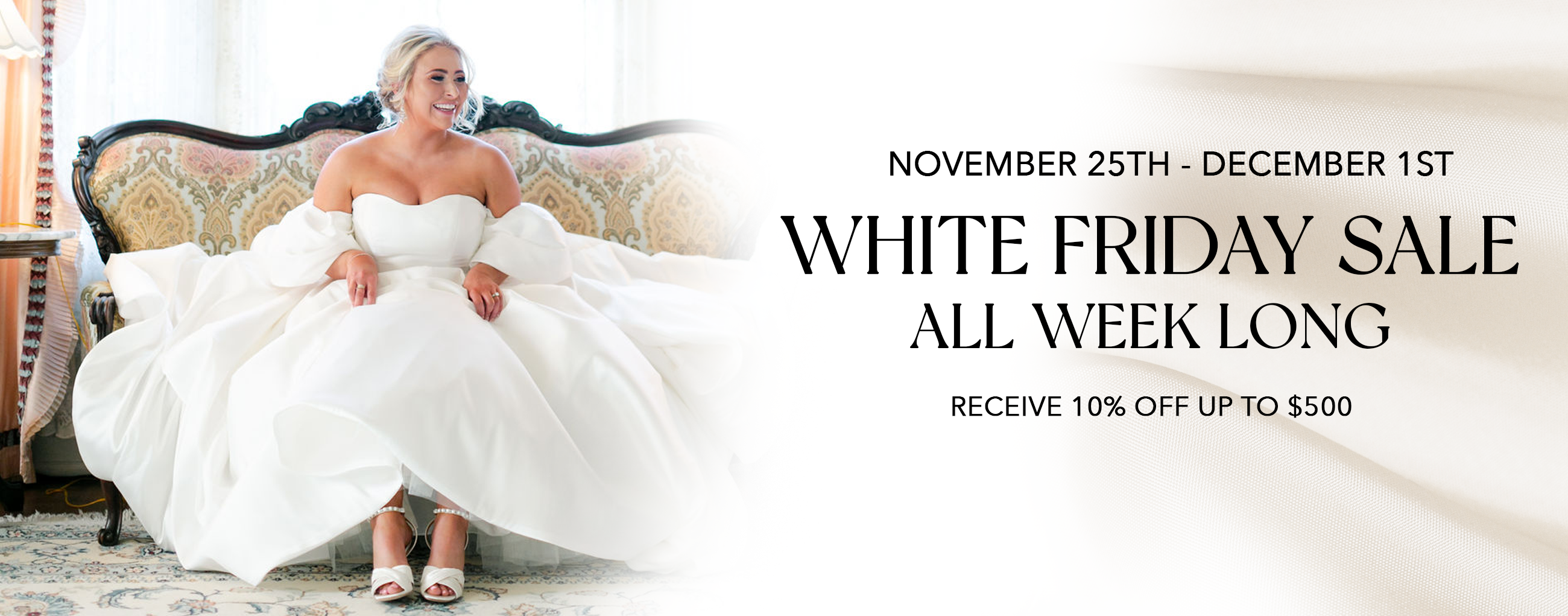 Don’t Miss the White Friday Sale at Stardust Celebrations: 11/25–11/30. Desktop Image